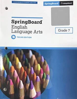 Springboard English Language Arts Grade 7 - Texas St... - Image 1 of 2