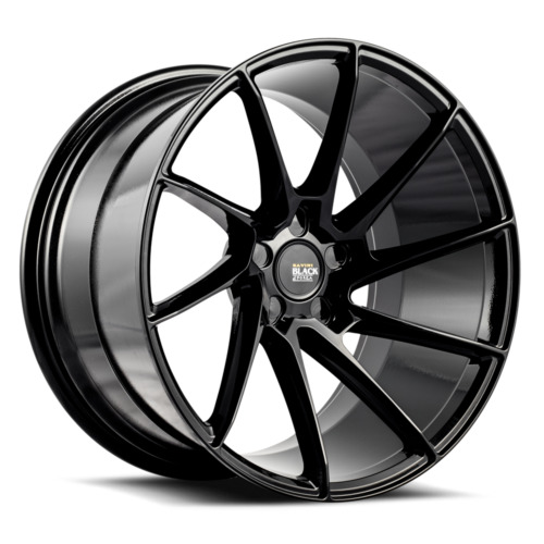 22 inch 22x10.5 Savini BM15 Gloss Black wheel rim 5x5 5x127 +15