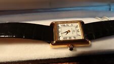 Bucherer  Damen Armbanduhr mechanisch Uhr mit  Leder Band Gold/vergoldet