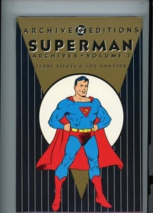 SUPERMAN ARCHIVES VOL 2 NM 9.6 HARDCOVER ICONIC COVER COMPELLING READ  - Picture 1 of 1