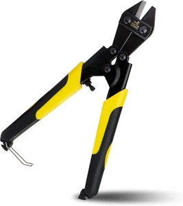 8" Bolt Cutter, Small Mini Bolt Cutter for Wire with Soft Rubber Grip, Chrome Mo - Picture 1 of 5