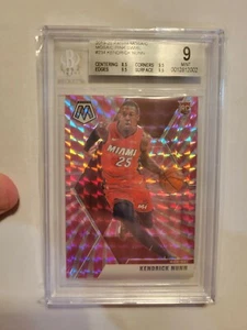 2019-20 Panini Mosaic Pink Swirl #234 Kendrick Nunn RC #7/11 BGS 9 MINT - Picture 1 of 2