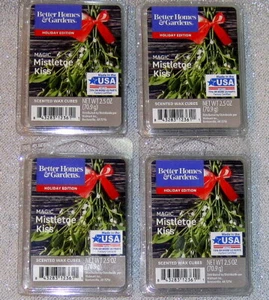 BETTER HOMES & GARDEN Scented Wax Cubes MAGIC MISTLETOE KISS 4 PACKS OF 6 MELTS - Picture 1 of 2