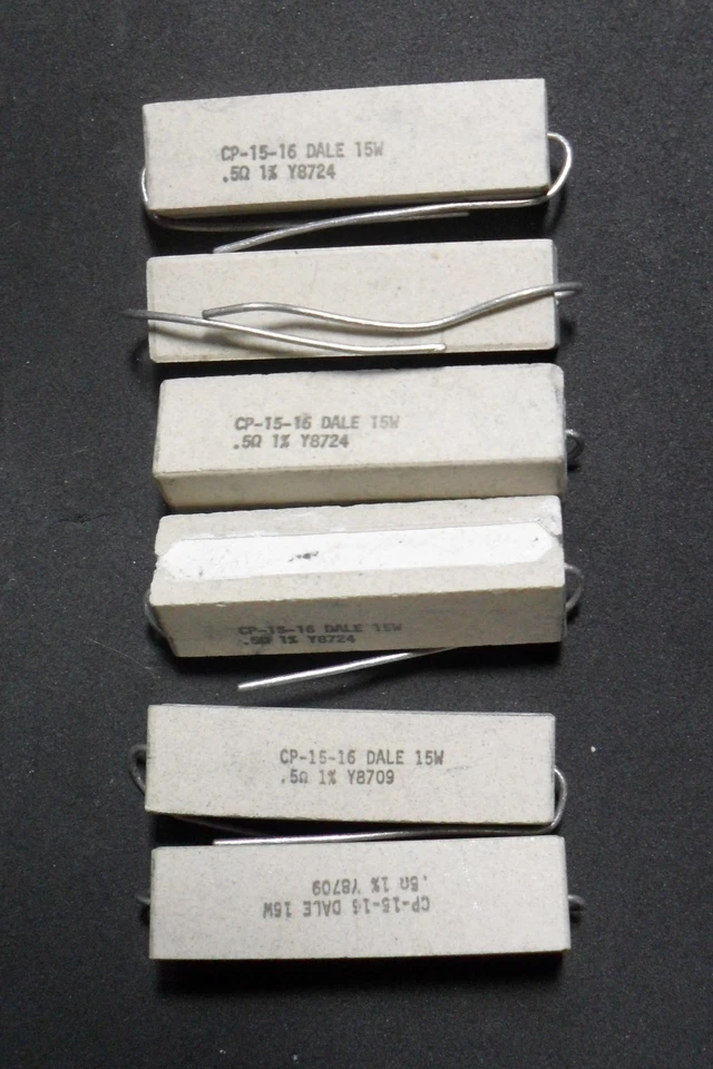 Resistencias de cemento de cerámica para heridas de alambre - 3 a 50 vatios Foto 1 de 1