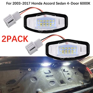 2X Luz LED de matrícula blanca para Honda Accord 2003-2017 sedán 4 puertas 6000 k - Imagen 1 de 9