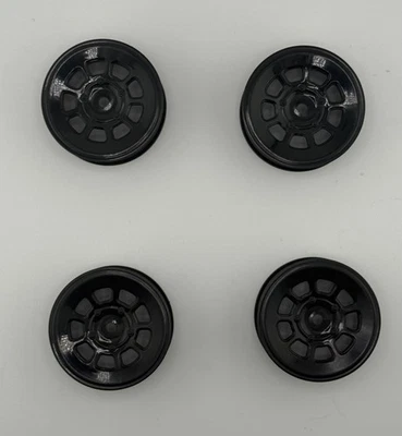 DE Racing Speedway Front Buggy Wheels Black Associated B6 & CW Oval DER-DSB-AFB - Image 1 of 3