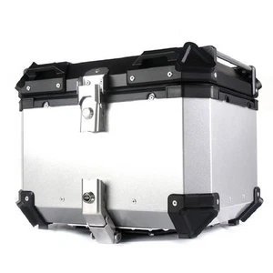 36L Universal Motorcycle Luggage Tail Box Rear Top Case Trunk Storage Box DIY - Picture 1 of 8