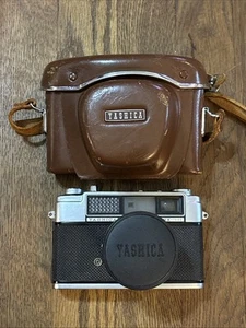 Vintage Yashica Lynx 1000 35mm Rangefinder Camera Yashinon 4.5cm f/1.8 Lens Case - Bild 1 von 24