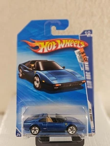 Hot Wheels Ferrari 308 GTS 2010 All Stars #10/10 Blue E7 - Picture 1 of 1