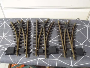 LOTE 2 DESVÍOS DE VÍAS DE TREN ESCALA G LGB 2 GIRO A LA DERECHA # 1205, 1 GIRO A LA IZQUIERDA # 1215 - Imagen 1 de 7