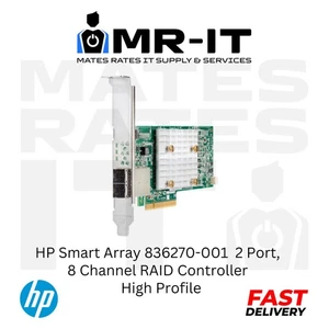 HP Smart Array 836270-001 2 Port, 8 Channel RAID Controller 836270-001 - Picture 1 of 1