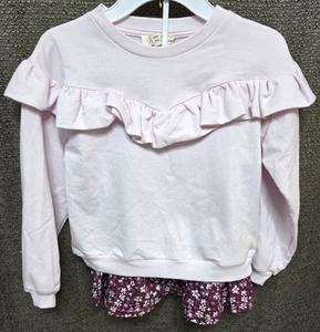 Jessica Simpson Girl's 2 Pc Multicolor Floral Skirt Set Size 6X NWT - Picture 1 of 11