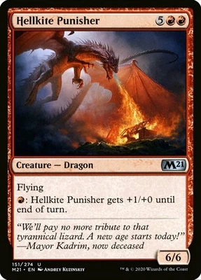 X 1 Hellkite Punisher NM-M 470 M21 MTG Magic The Gathering - Image 1 of 2