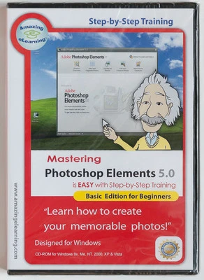 Mastering Adobe Photoshop Elements 5.0 Basic Edition learning tutorial software - Image 1 of 2