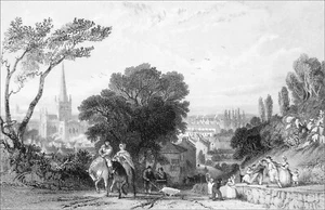 DARLINGTON von der ROAD nach YARM - Verschenken aus dem 19. Jahrhundert - Bild 1 von 2