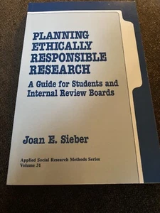 Planning Ethically Responsible Research By Joan E Sieber In Paperback - Picture 1 of 1