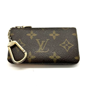 Louis Vuitton Monogram Key Case Pochette Cles Coin Purse Pouch LV M62650 - Picture 1 of 12