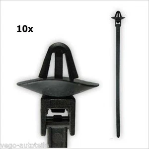 10x KABELBINDER SPREIZNIETE SPREITZANKER CLIP N90666101  - Picture 1 of 1