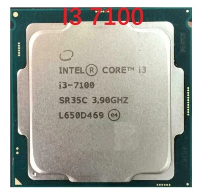 Intel Core i3-7100 SR35C 3.90GHz Quad-Core Socket LGA1151 I3 7100CPU  - Image 1 of 4