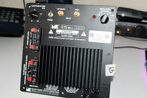 M&K Miller & Kreisel V-75 Mark-II (MKII) Powered Subwoofer Rear Panel 517c3 G - Picture 1 of 5