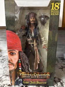 Disney Pirates of the Caribbean 18” Capt. Jack Sparrow Motion Activated New - Picture 1 of 8