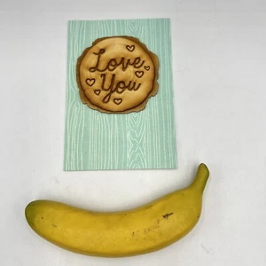 Hallmark Signature Mother's Day Card - Wooden "Love You" 3D Plaque Design - Picture 1 of 6