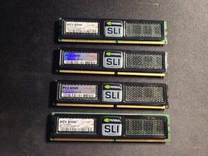 OCZ Arbeitsspeicher  4X1 GB  N Vidia SLI.Gebraucht wie neu. - Bild 1 von 5