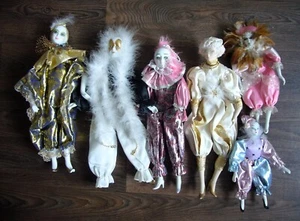verschiedene Harlekin Puppen venezianisch - Bild 1 von 10