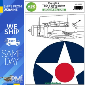 ASK D32087 1/32 Aufkleber für Douglas TBD-1 Devastator Schablonen - Bild 1 von 2