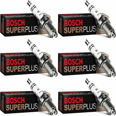 6 New Bosch Copper Core Spark Plugs For 1984-1989 PORSCHE 911 H6-3.2L Foto 1 de 4