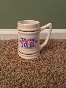 1984 Super Bowl XVIII Washington Redskins Vs Los Angeles Raiders Beer Stein - Picture 1 of 3