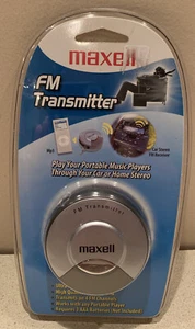 Maxell Stereo FM Transmitter for iPod, MP3 and other Portable Players New Sealed - Picture 1 of 6