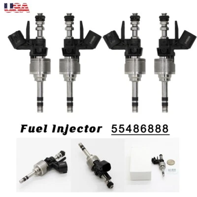 Комплект топливных форсунок 55486888 Cadillac Chevrolet Blazer CT4 CT5 XT4 XT5 2,0 л 4 шт. - Изображение 1 из 4