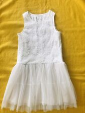 NEW Pippa & Julie Girls Princess White Tulle Lace Tutu Dress Wedding Party Sz 14