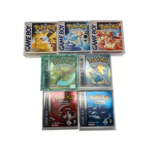 Pokemon Gameboy / Advance Spiele in OVP | Gelb Rot Blau Silber Gold Rubin Saphir - Bild 1 von 96