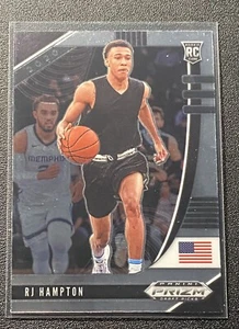Tarjeta base de novato Panini Prizm Draft Picks RJ HAMPTON RC 2020-21 #13 - Imagen 1 de 2