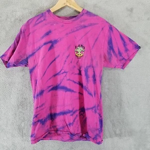 Camiseta Vans para Hombre Mediana Rosa Púrpura Tie Dye SK8 HI Forever Peace - Imagen 1 de 13