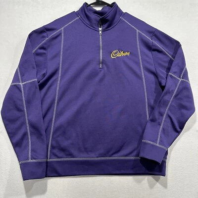 Clique Hombre Helsa Performance Media Cremallera Grande Púrpura Cadbury Egg Royal Lakers  Foto 1 de 4