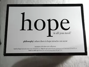 philosophy Hope is all you need kit Hope in a jar Eye & Lip Firming Cream & Hand - Picture 1 of 3