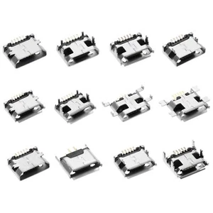 Lot de 60 adaptateurs de rechange Micro USB type B femelle 5 broches 180° Mic... - Photo 1 sur 7