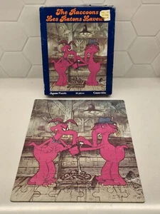 Vintage THE RACCOONS Les Ratons Laveurs JIGSAW PUZZLE / CBC 80's Parker Brothers - Picture 1 of 9