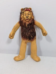 Vintage 1989 Turner Cowardly Lion Wizard Of Oz Toy Figure, New York Bendable 6" - Picture 1 of 7