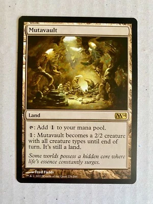 Mutavault MTG Magic the Gathering card 228/249 2013 Rare Near Mint - Image 1 of 2