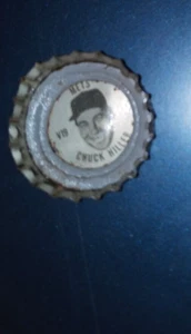 1960's Coca Cola Cap-Chuck Hiller (Mets) #V19 exc-near mint(see scan) - Picture 1 of 1