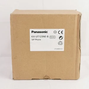 Panasonic KX-UT123NE-B SIP Telefon schwarz Business verpackt kabelgebunden NEU - Bild 1 von 3