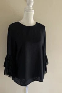 J. McLaughlin Silk Blend Formal Blouse L - Picture 1 of 10