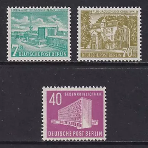 GERMANY 1954 West Berlin Buildings SG B118-B120 MNH/** (CV £185) - Picture 1 of 1