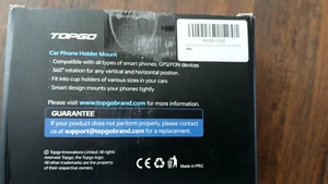 TOPGO Adjustable Cell Phone Holder fits in car cup holder. New in Box - Photo 1 sur 2