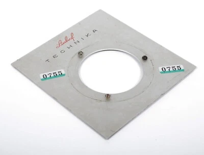 Placa de lente Linhof Technika III genuina con agujero de 45 mm 0755 Foto 1 de 3