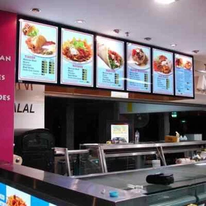 A1 / A2 SIZE Snap Frame LED Illuminated poster display case black LED menu - Picture 1 of 8